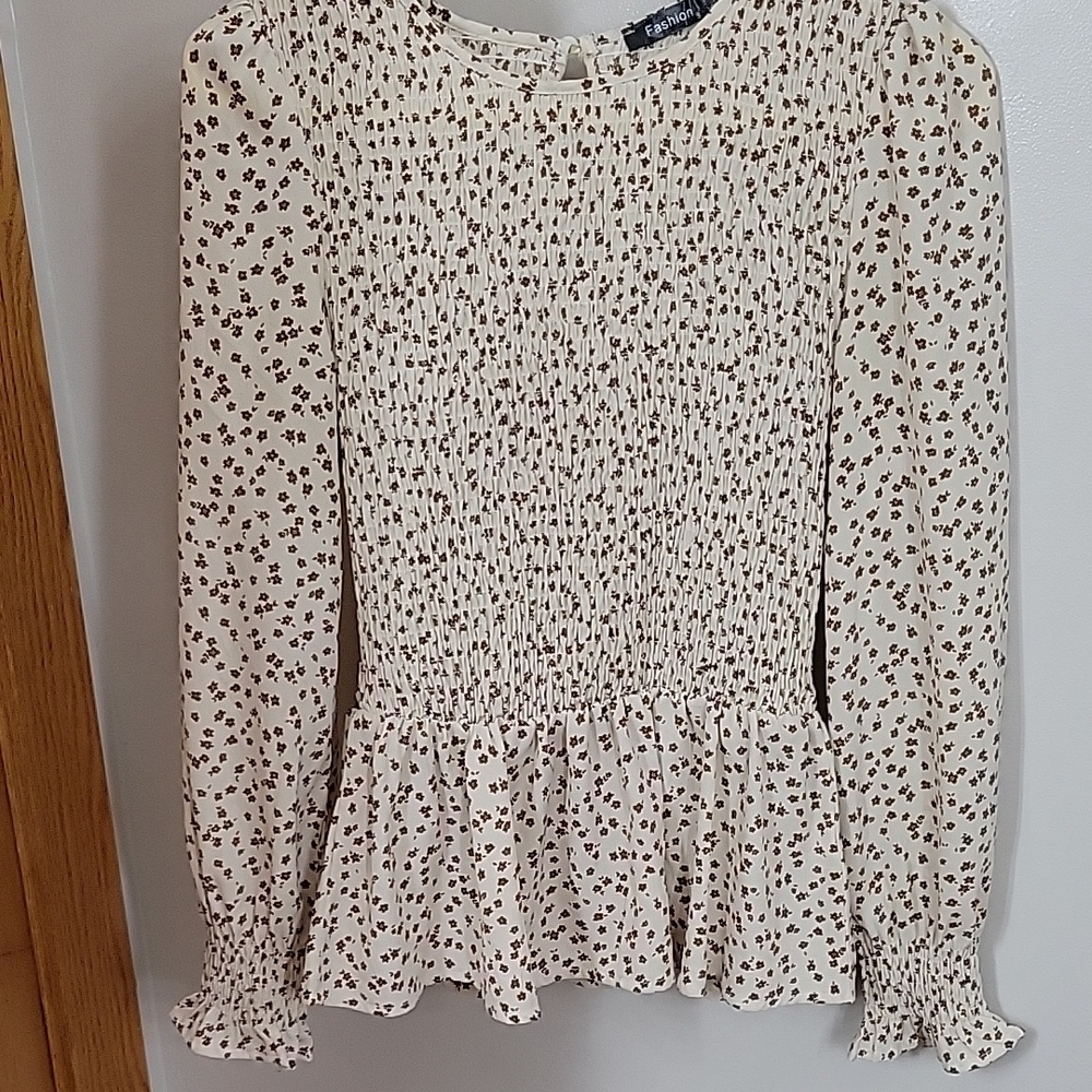Floral Smocked Blouse